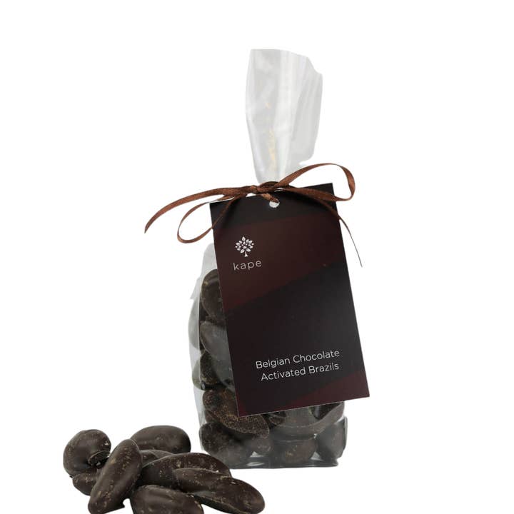 Kape – wholesale Chocolate-covered sweets – Belgian Chocolate Activated Brazils 120g0