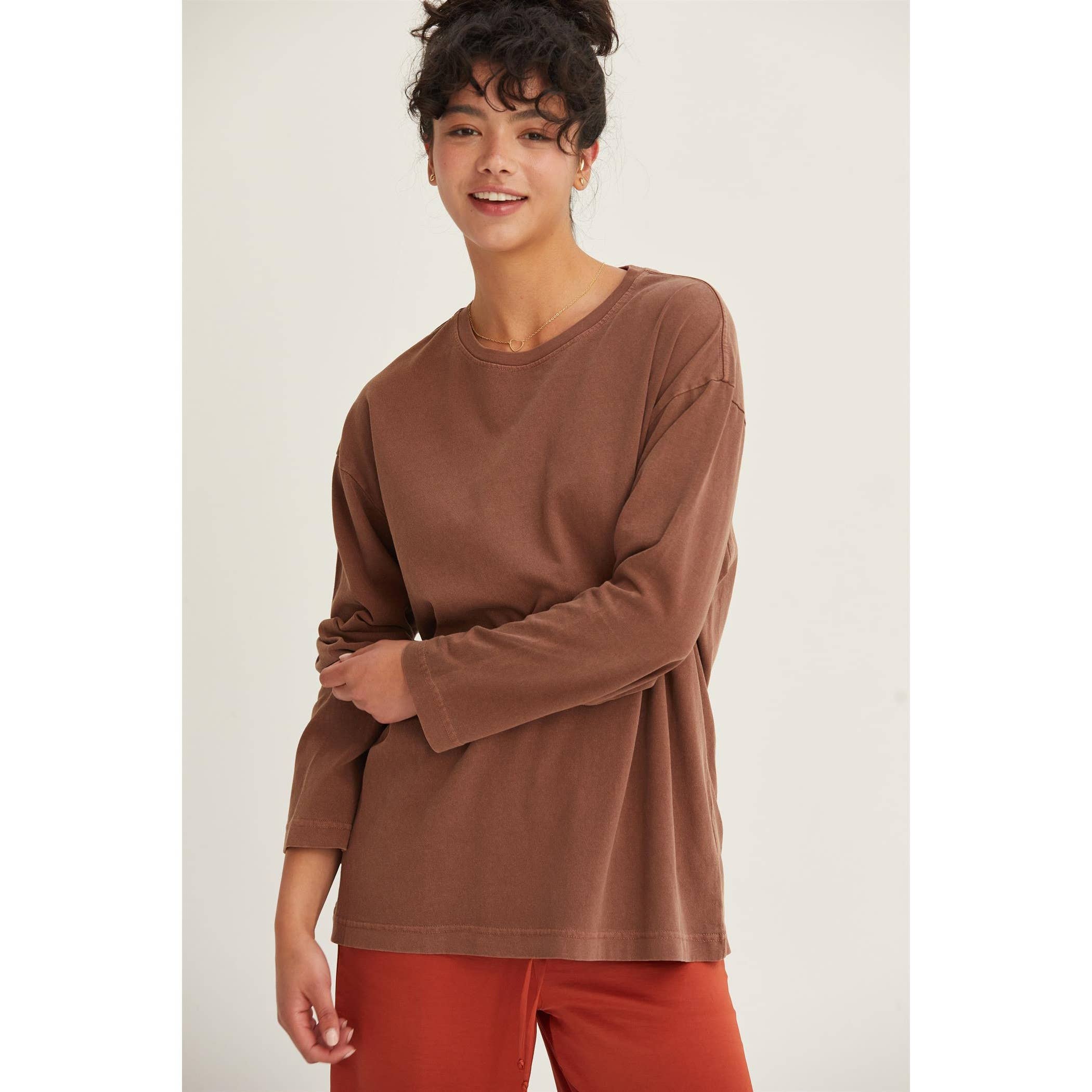 HYFVE - Wholesale Shirt - Women's - Oversized Crew Neck Long Sleeve Tee18