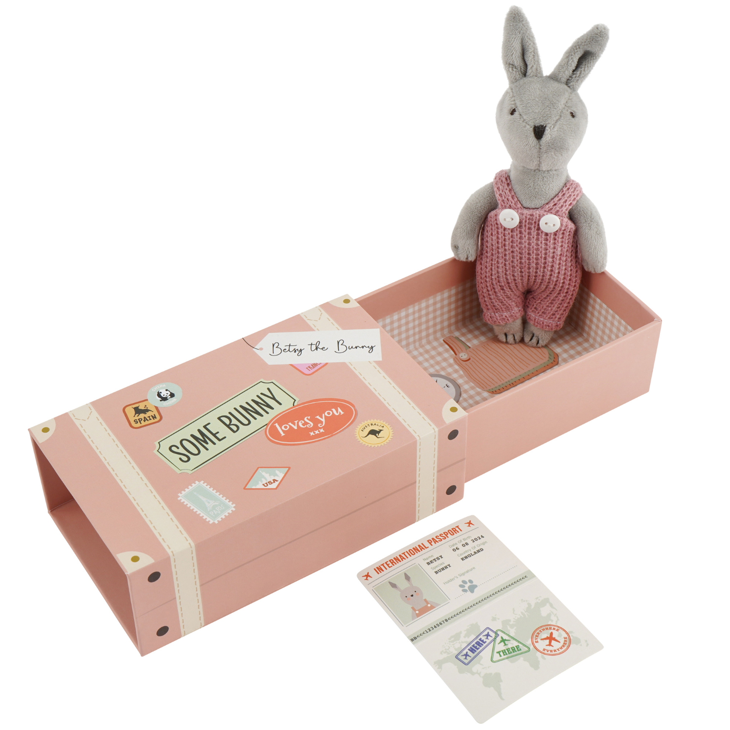 Nibble Distributors Ltd - Vente Peluche – enfant et bébé - Les Vagabonds Sauvages - Lapin1