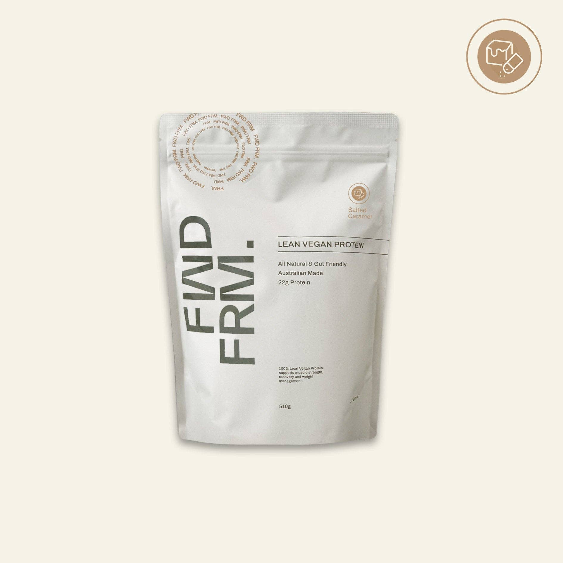 FWD FRM - Wholesale Protein/superfood powder - 1kg Salted Caramel Vegan Protein0
