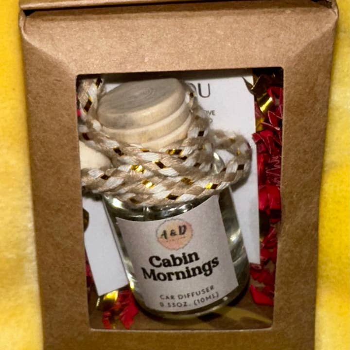 Cabin Mornings Car Diffuser for wholesale by A&D Creations