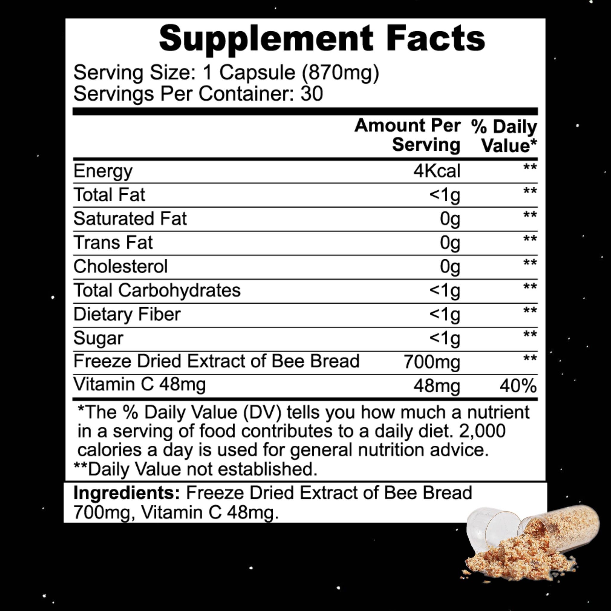 Mass Cast, LLC - Wholesale Oral Supplement/Vitamin - Bee Pearl Capsules by Project M2