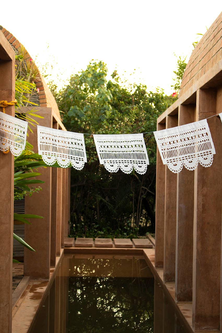 P.I.Project America - Vendita all'ingrosso Bandierine/Ghirlande - Ghirlanda messicana di carta traforata - Alma1