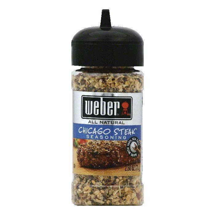 KeHE Distributors, LLC - Wholesale Dried Spice Mix - Weber Chicago Steak Seasoning, 2.5 OZ (Pack of 6)