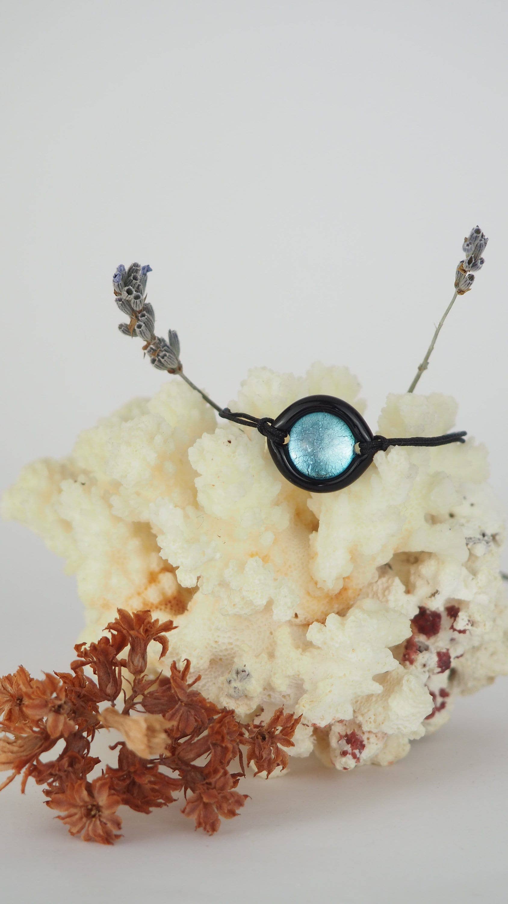 Drusilya Glass Art - Vente Bracelets à breloques/pendentifs - Bracelet Castor fait main en verre de Murano pour bijoux5