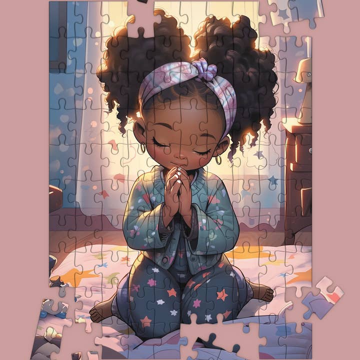 Love Ann Joy Apparel, LLC - Wholesale Puzzle - Adult - Child Praying Christian Jigsaw Puzzle