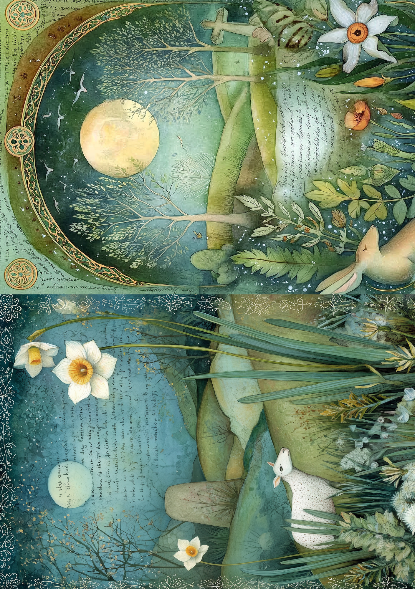 Fripperies - Wholesale Stationery/Notecard Set - Ostara | Journal Paperpack Fripperies6