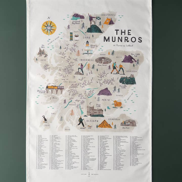 Oldfield Design Co - Wholesale Tea Towel - The Munros Tea Towel1