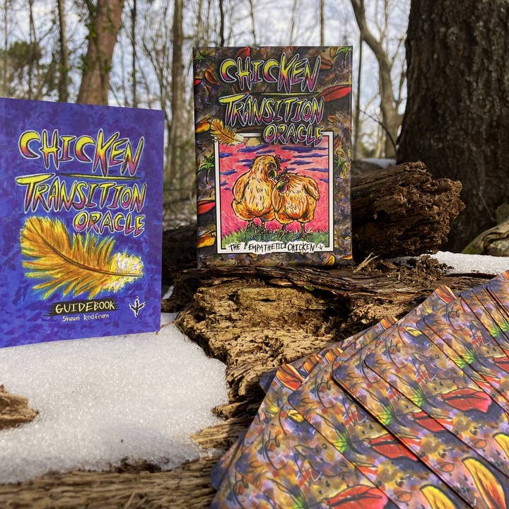 The Empathetic Chicken - Wholesale Tarot Cards - Chicken Transition Oracle Card Deck5