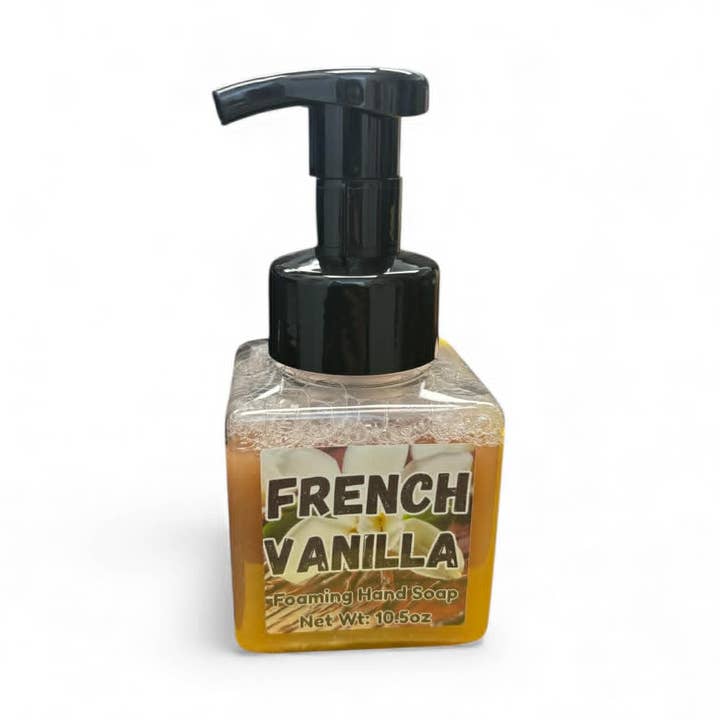 French Vanilla | Foaming Hand Soap | 10.5oz | Sweet Vanilla Bean, Creamy Lather & Cozy Warm Aroma for wholesale by Judds Suds