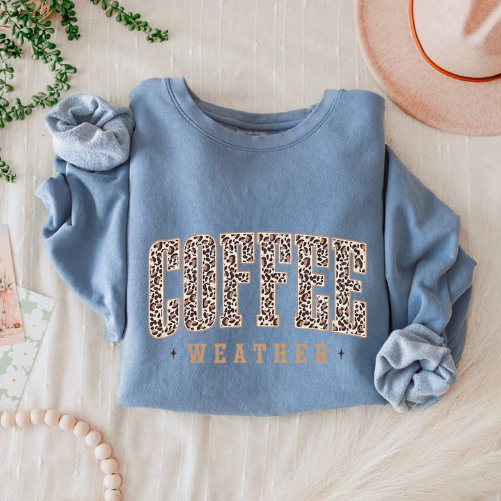 Verita Culture - Wholesale Graphic Sweatshirt - Women's - Coffee Season Fall Autumn Comfort Colors Sweatshirt3