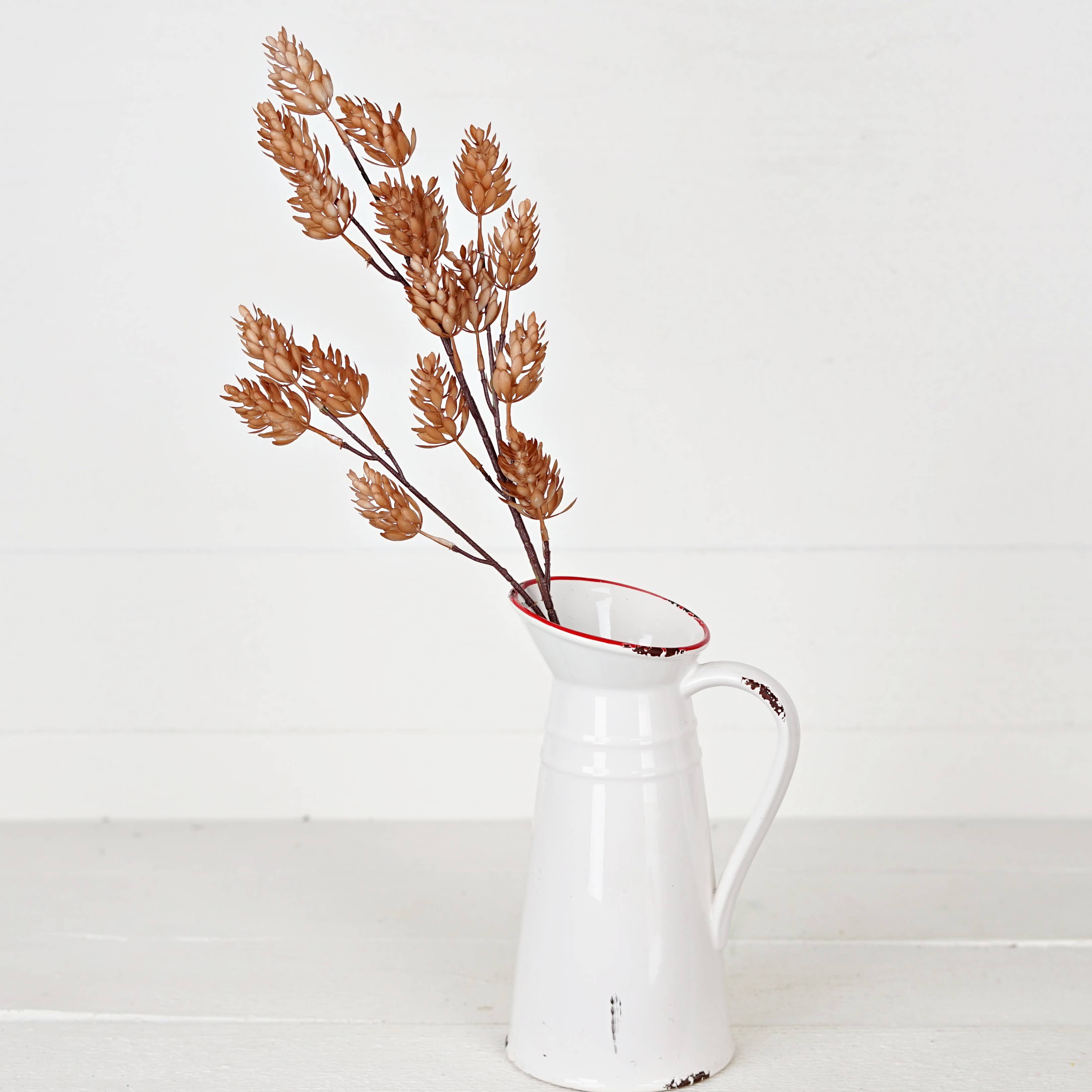 Impressive Enterprises, Inc. - Wholesale Artificial Flowers - 530125- 24in Spray-Mix Hops-Latte2