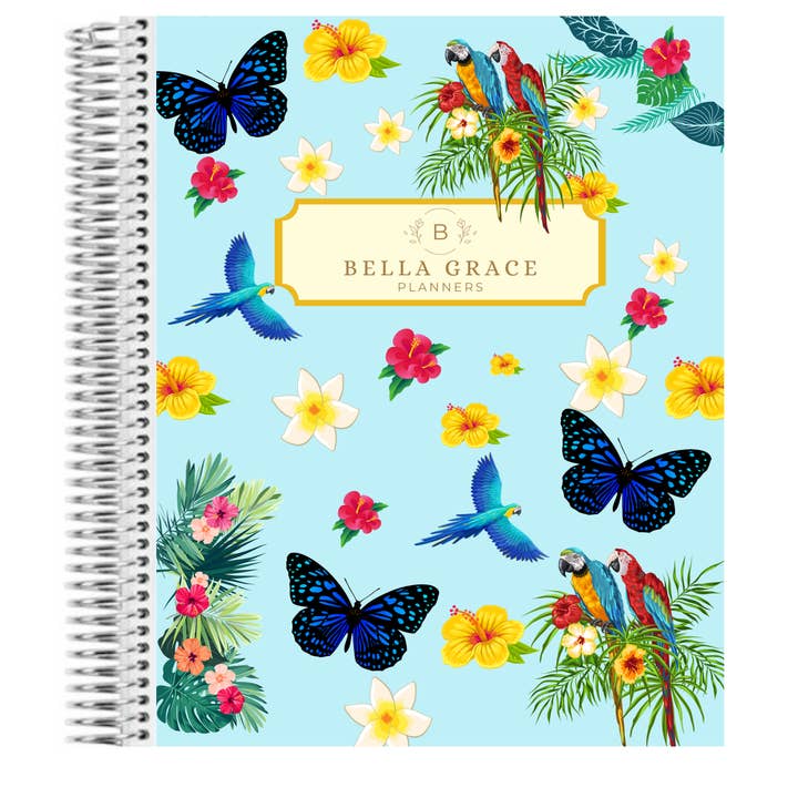 Bella Grace Planners - Wholesale Planner - 2022 Hard Cover Premium Monthly Planners: Amazon Rainforest