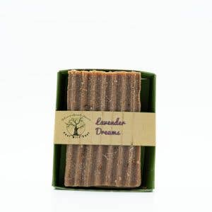 Savon de bar au lait de chèvre Lavender Dreams pour la vente par Olive Drab Farm