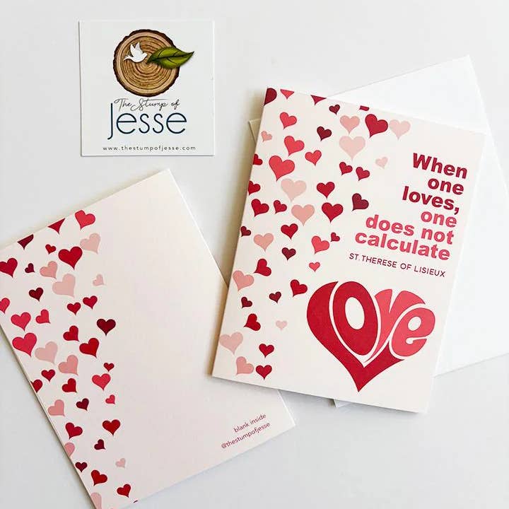 Cuando se ama, no se calcula Tarjeta de Felicitación para venta al por mayor de The Stump of Jesse