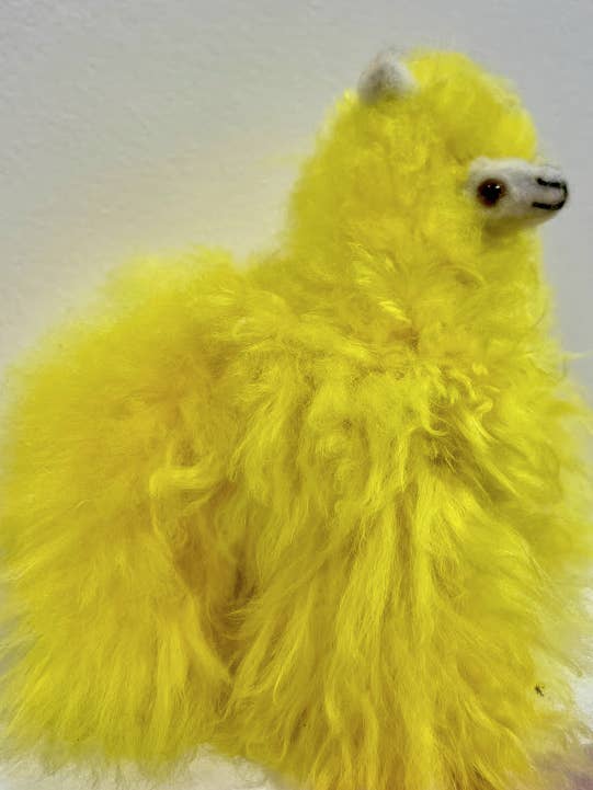 Small Yellow Llama for wholesale by Inspired Peru