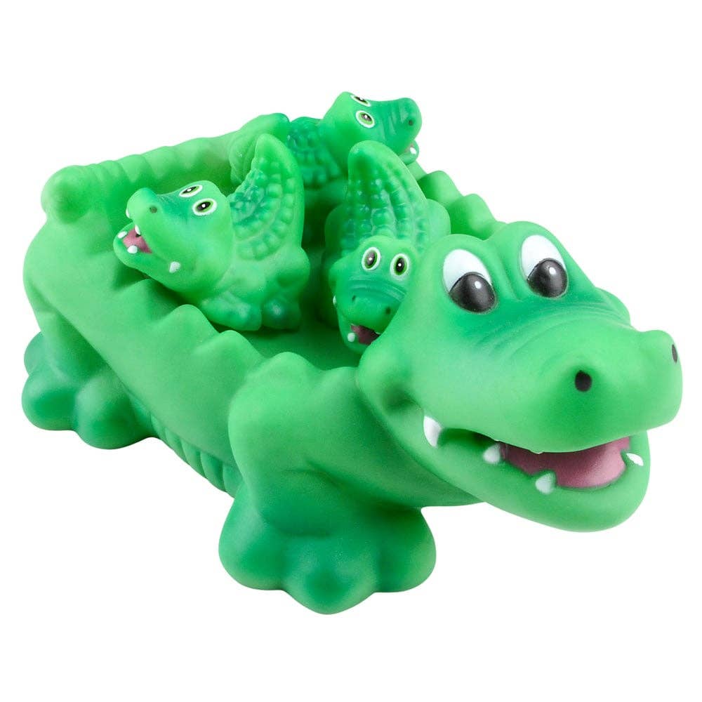 La Luna Bella - Toys – Engroshandel Badelegetøj - Baby – 4stk ALLIGATOR BATH LEGETØJ LLB Badetøj2