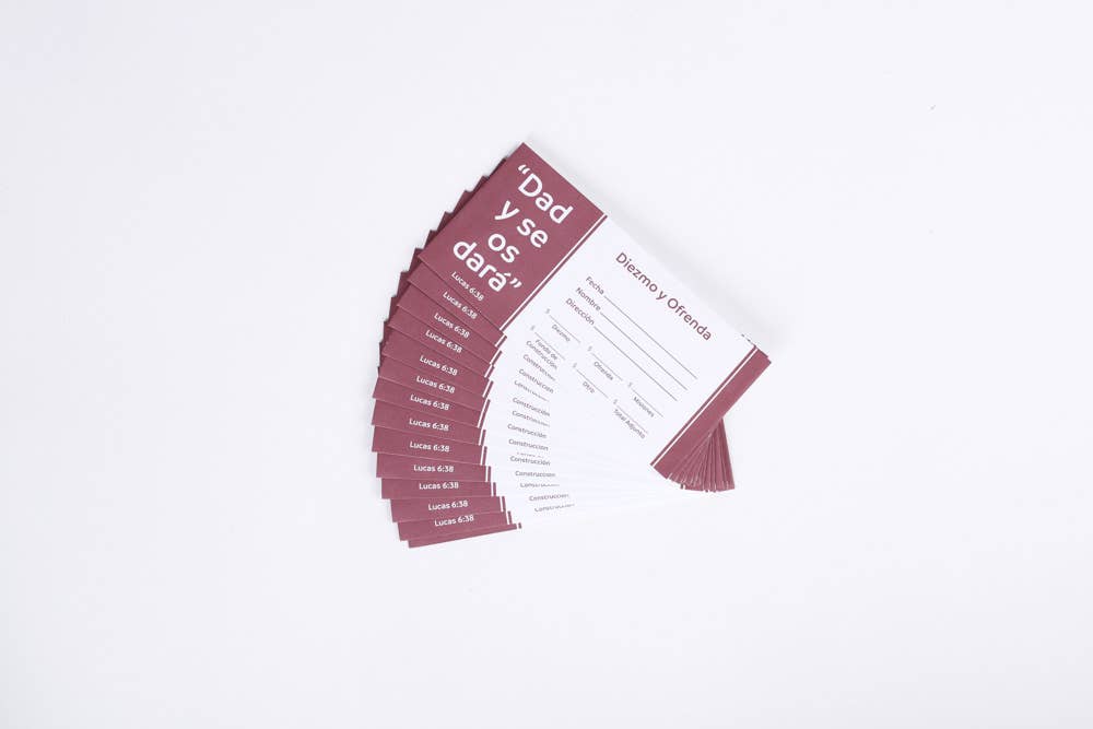 Swanson Christian Products - Wholesale Envelopes - Spanish Envelope for Tithe and Offering - Give and it will be Given - 100 Ct.1