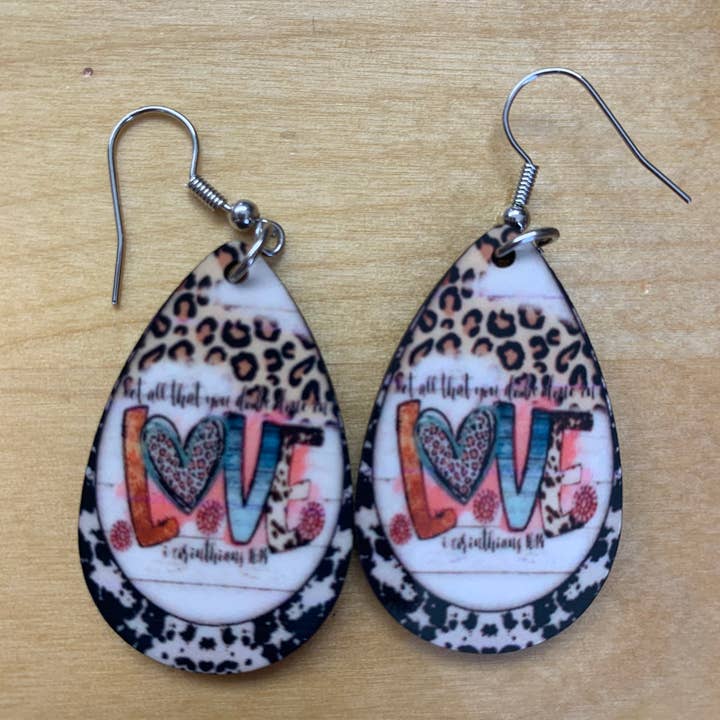Bee Creative - Wholesale Dangle Earrings - Sublimation earrings