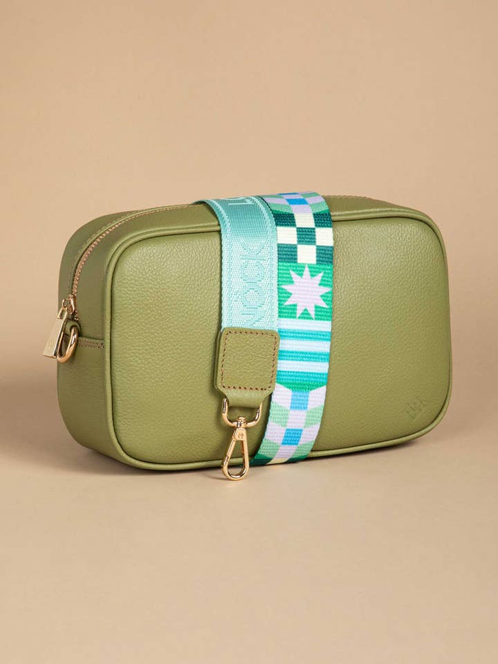 Tulum Crossbody Bag | Leather | Matcha for wholesale by NÖCK