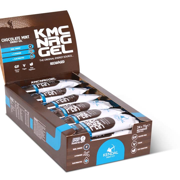 Kendal Mint Co® - Wholesale Sports/Energy Drink - KMC NRG GEL+ Citrus & Mint Caffeine Energy Gel 70g10