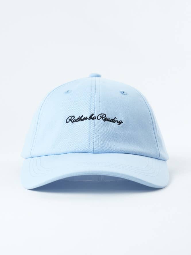 Rather be Reading 💘 Bookish Baseball Hat for wholesale by Well Versed Goods