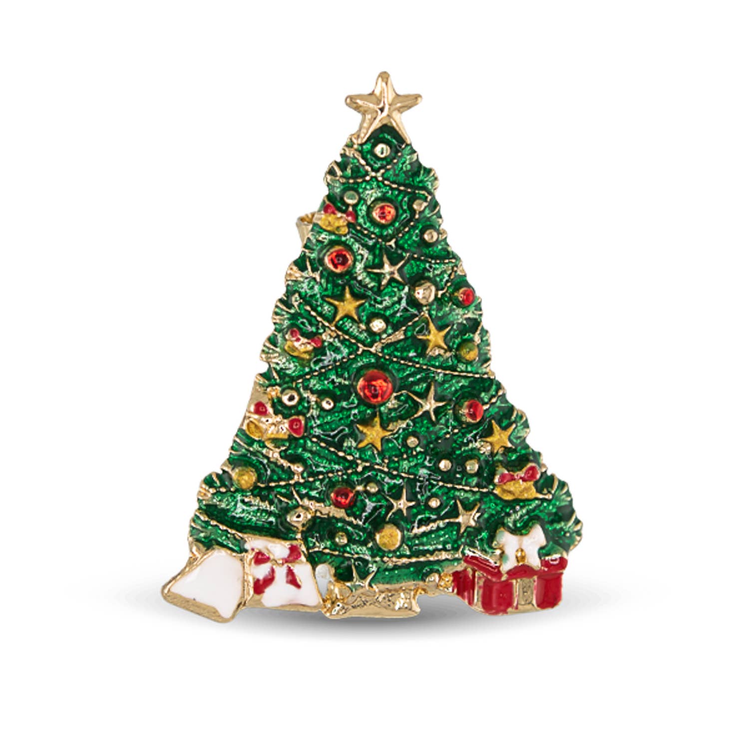 Amanda Blu - Wholesale Brooch - Enamel Christmas Tree Pin