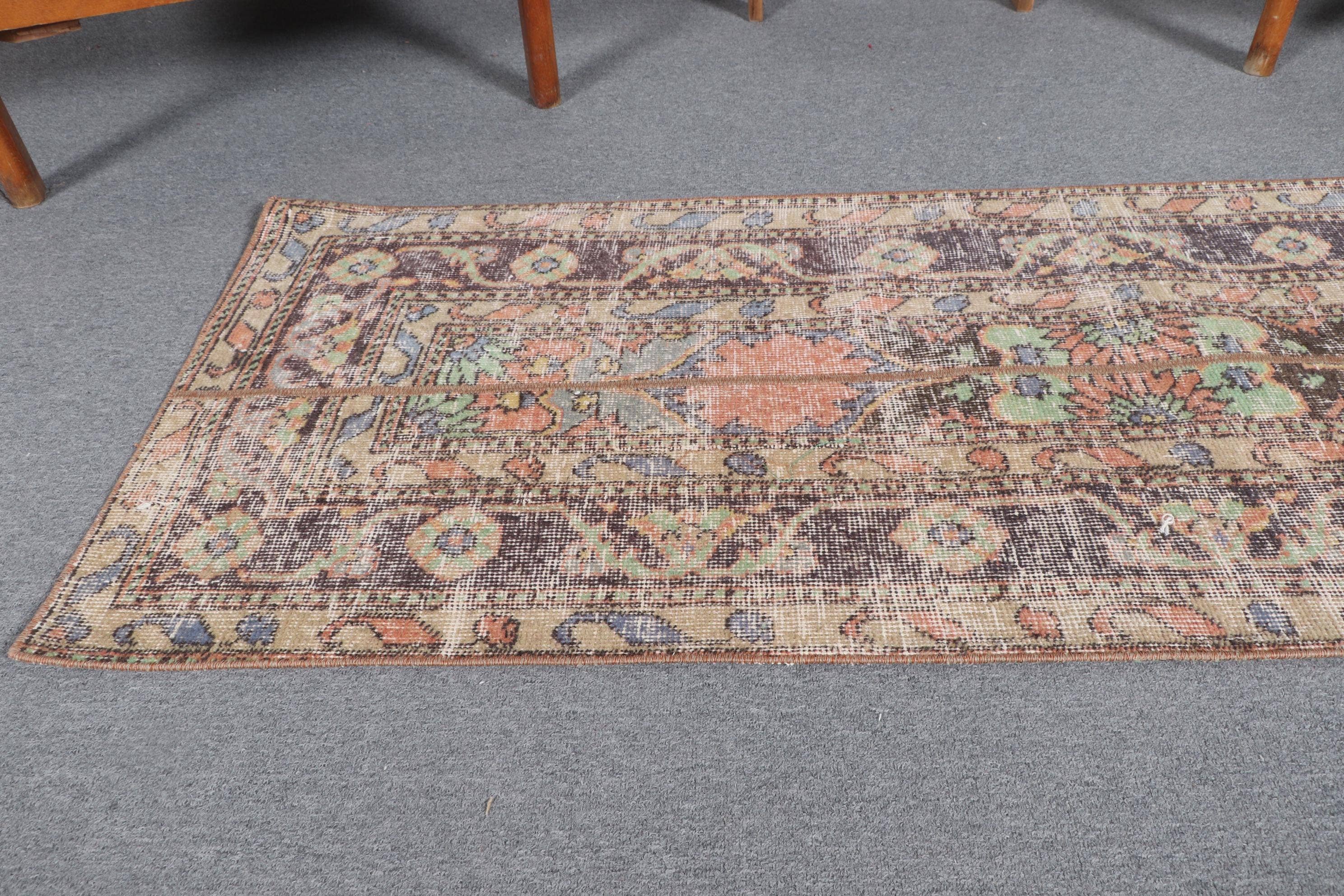 The Loom Wholesale - Wholesale Stair Runner - 2,1x5,6 ft Turkish Rug, Vintage Runner Rug, Red Plants & trees Wool Rug3