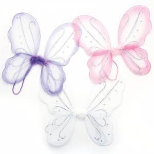 Wh White 2521 Fairy Wings for wholesale on Faire