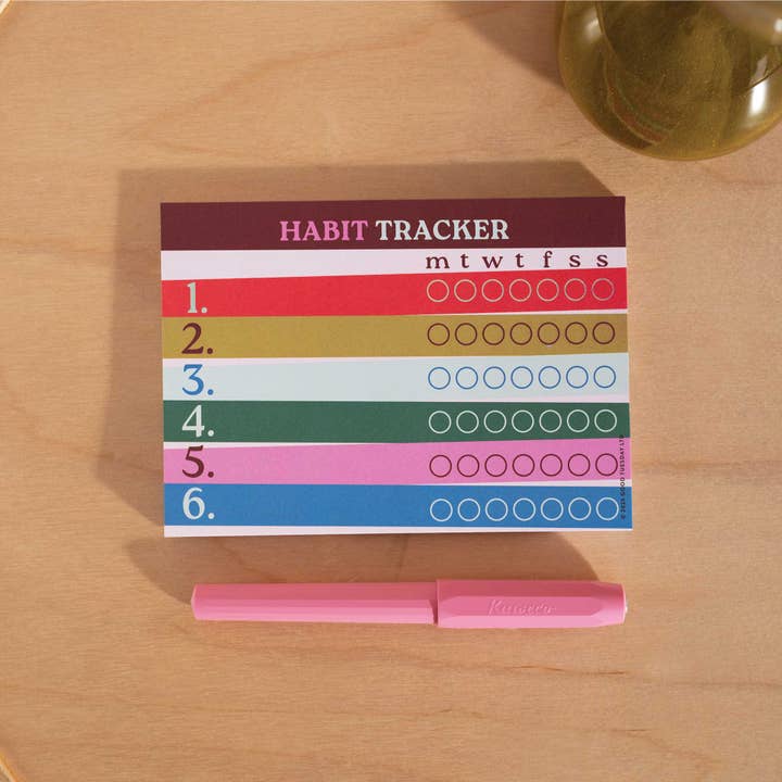 Good Tuesday (Once Upon a Tuesday) - Wholesale Planner - Weekly Habit Tracker Pad | Work Hard, Play Nice | A6