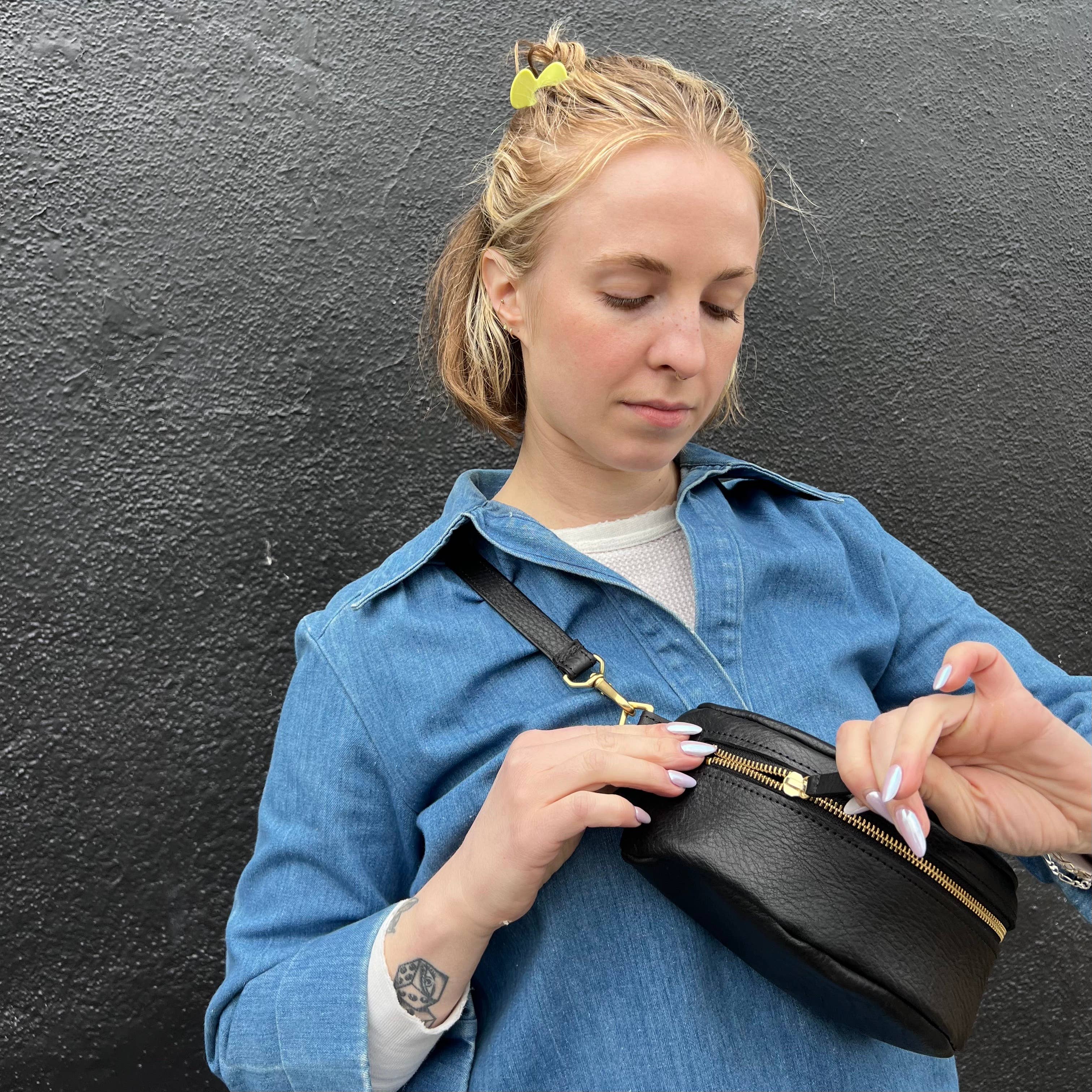 Primecut – Engroshandel Bæltetaske - Dame – Bæltetaske - Teddy Shearling2