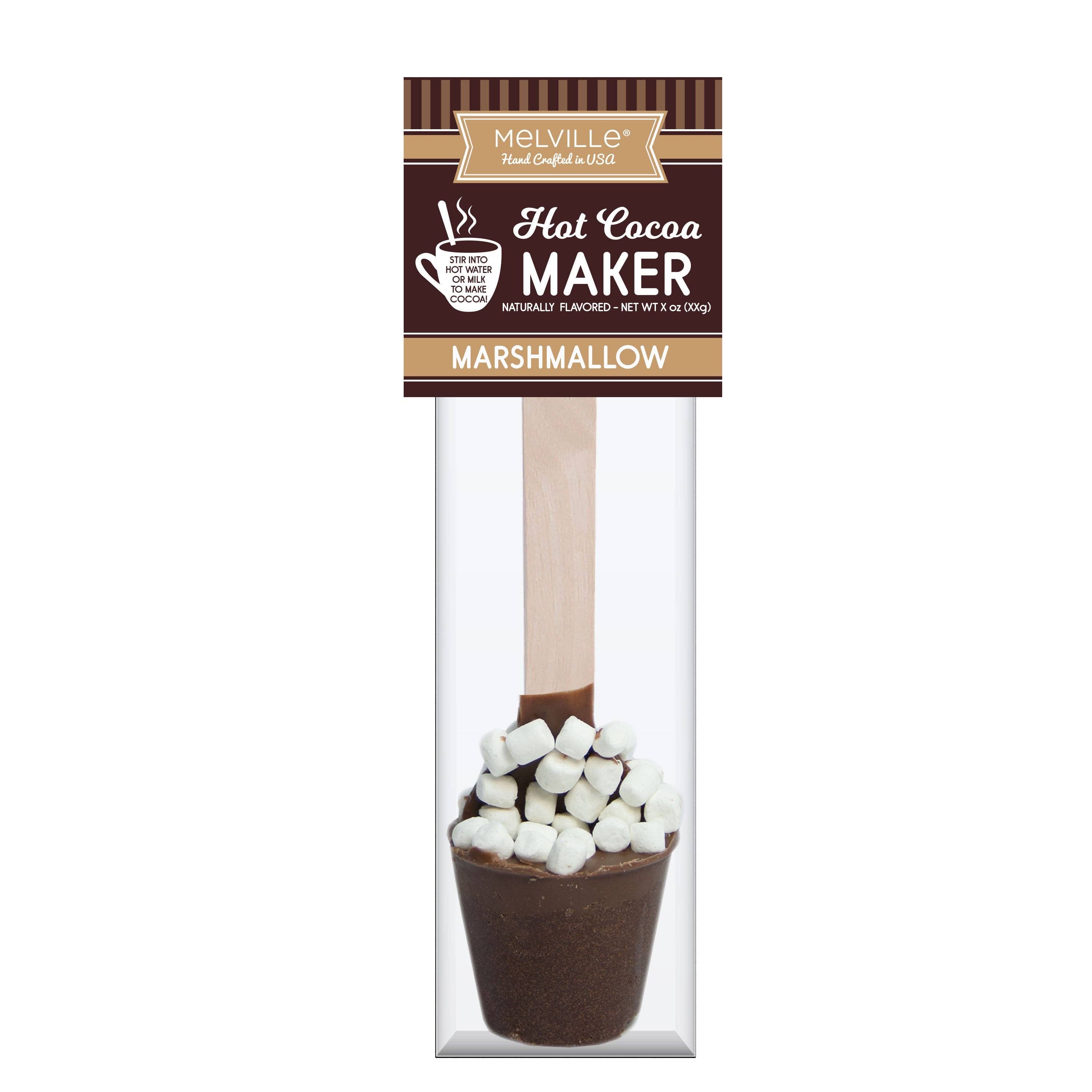 Melville Candy Company - Wholesale Hot Cocoa Spoon - Mini Marshmallow Hot Chocolate Spoons1