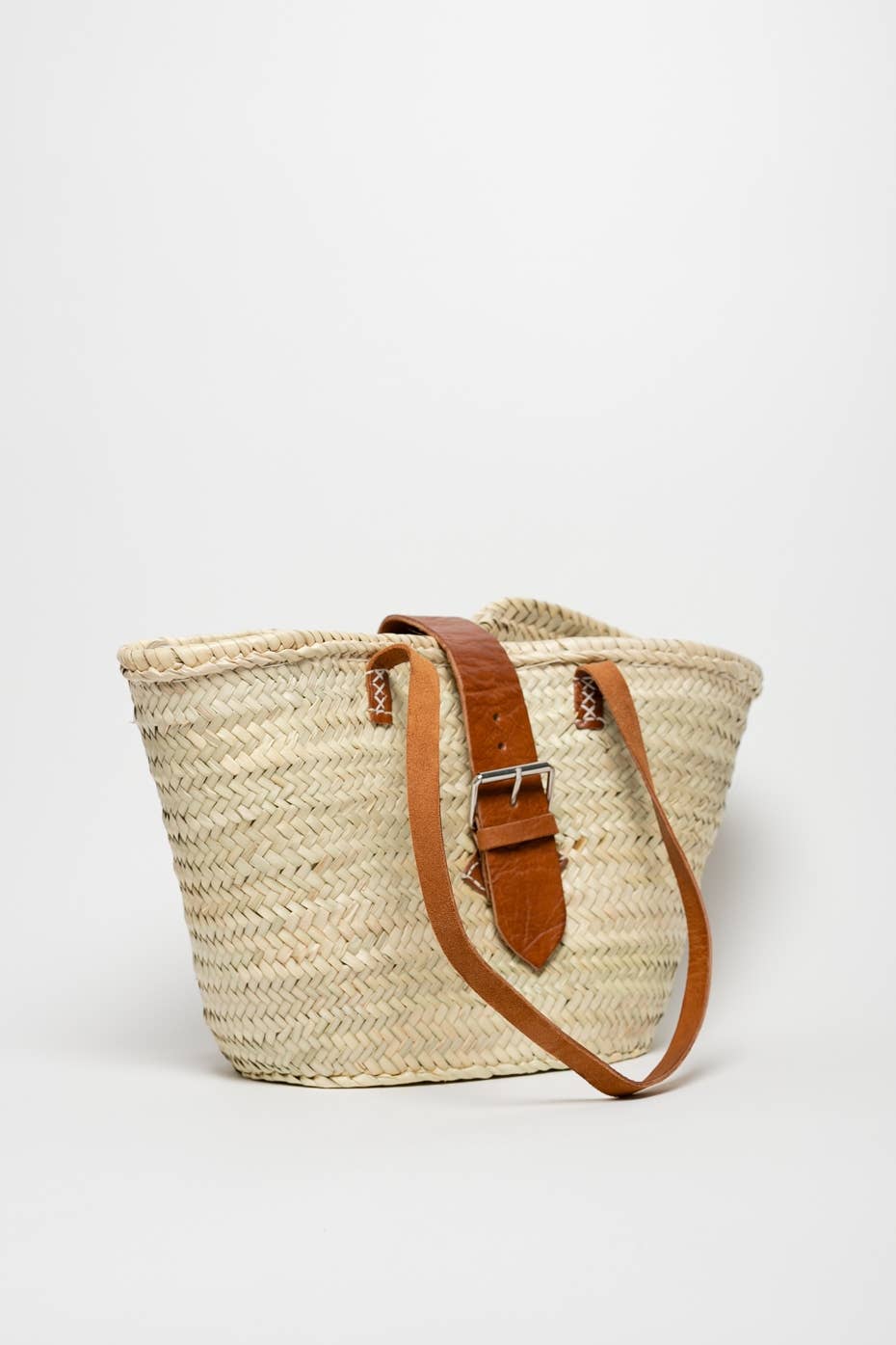 MIRAMAR Store - Wholesale Beach Bag - French market basket with leather, Summer Bag1
