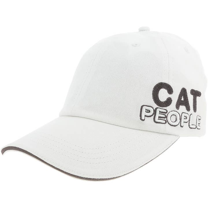Gorra ajustable blanca - Gente de gatos para venta al por mayor de Pavilion