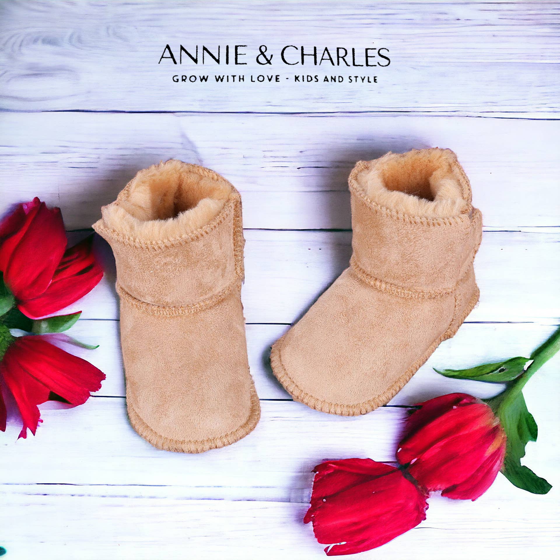 Annie & Charles - Vente Bottines – bébé - Chaussures bébé Annie & Charles® en cuir synthétique vegan3