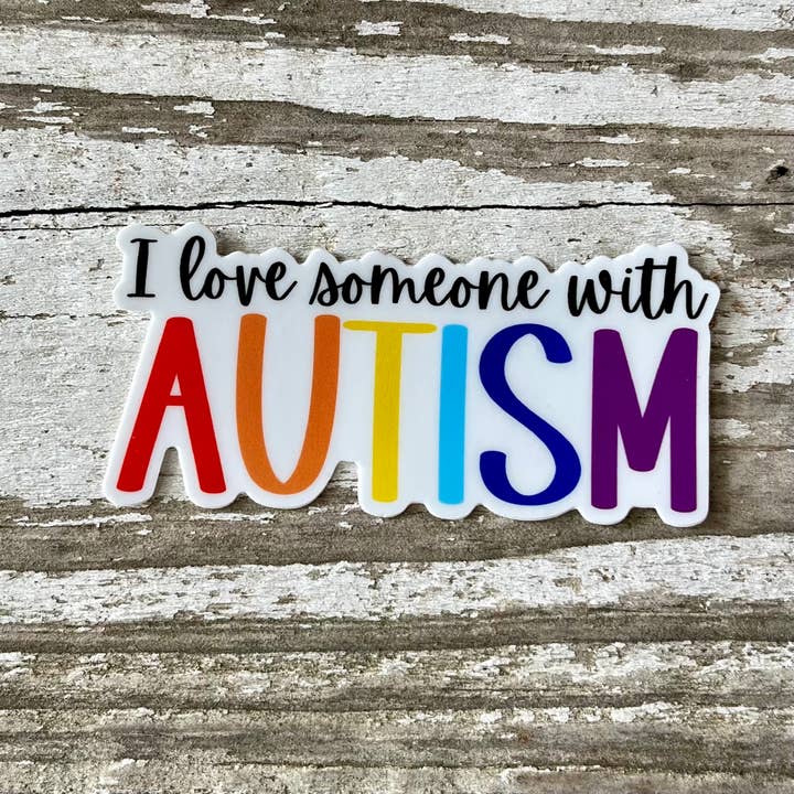 AUTISM LOVE AWARENESS STICKER | 3" | LAPTOP | DECAL for wholesale by Shanel's Creations LLC