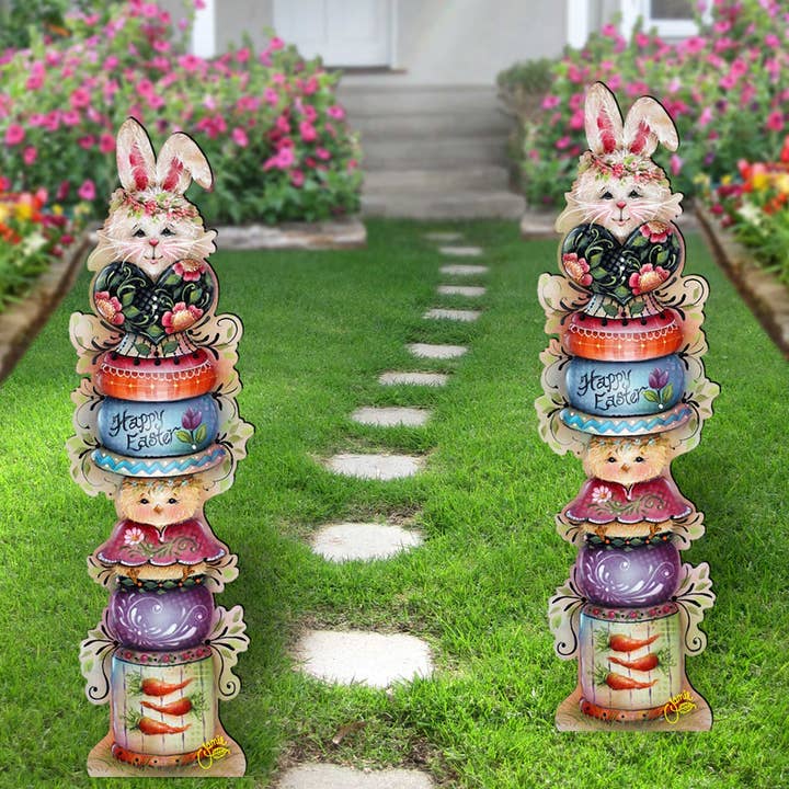 Spring Blessings Outdoor Set of 2 Mills-Price - Designocracy for wholesale by Designocracy