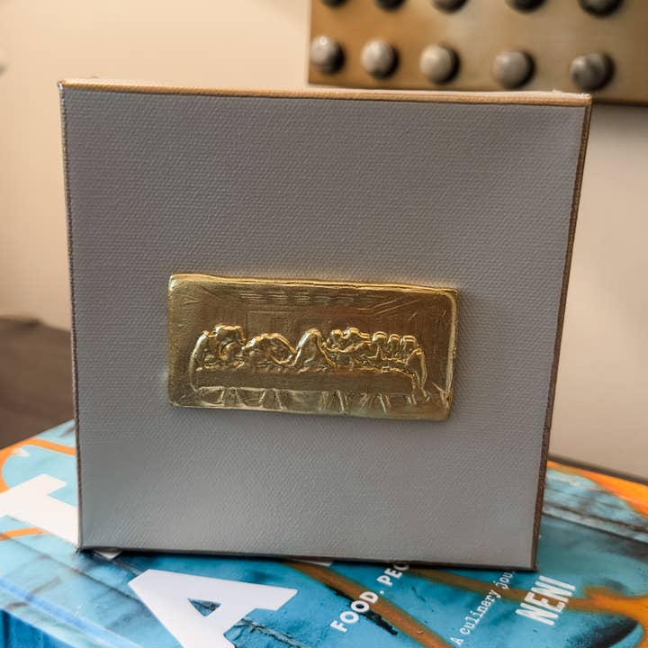 6x6 Canvas - Last Supper Intaglio for wholesale by Sidebar Designs