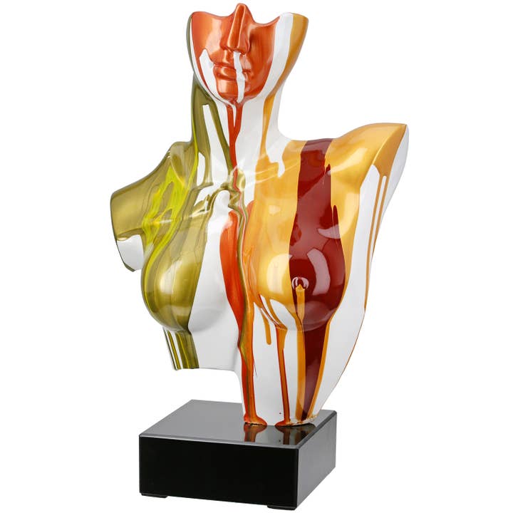 Sculpture Woman Bella multicolored H. 52 cm, PU 1 for wholesale by Gilde Handwerk Macrander GmbH & Co. KG