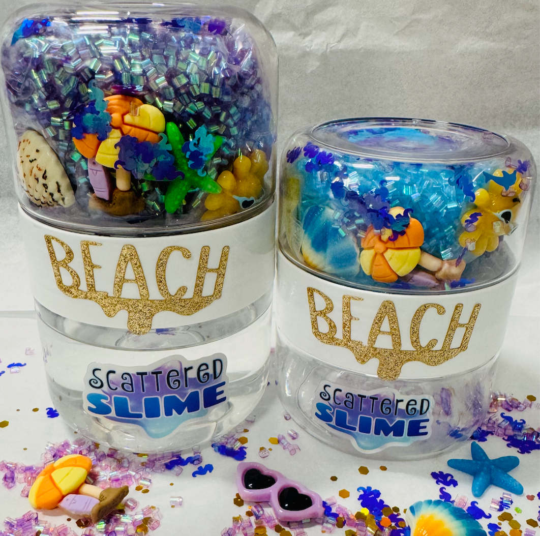 Scattered Slime - Wholesale Putty/Slime - Kids - Mini Me Beach Slime Kit1