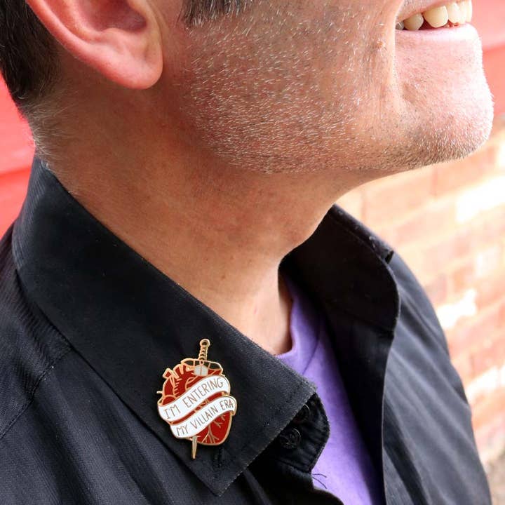 Jubly-Umph - Wholesale Lapel Pin/Button - I'm Entering My Villain Era Lapel Pin