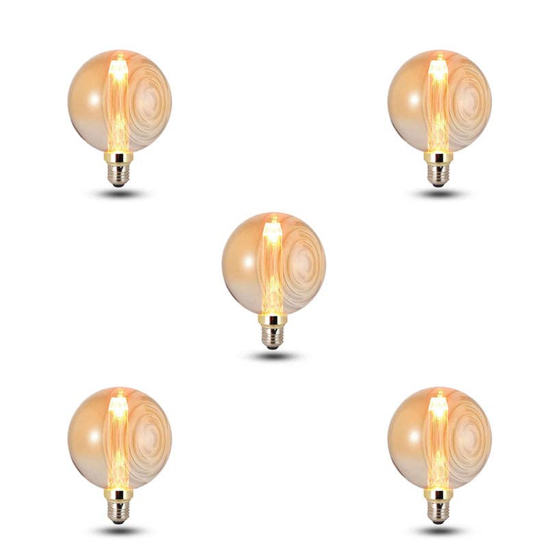 Ledsone – wholesale Light bulb/puck – Vintage Light Bulb E27 LED G125 3W Globe Screw Bulb  ~50742