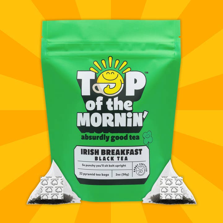 Irish Breakfast Black Tea for wholesale by Top of the Mornin' Coffee