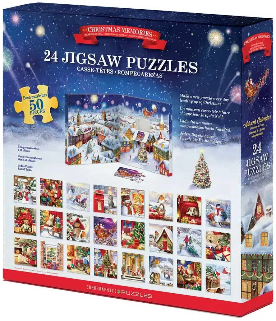 Eurographics Puzzles Canada - Wholesale Puzzle - Adult - Christmas Memories - Advent Calendar1