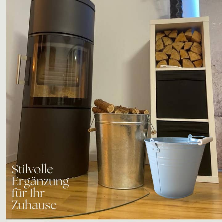 Waldsehnen - Art of Handmade - Wholesale Bucket/Pail - 12 liter zinc bucket in grey for home and garden - bucket1