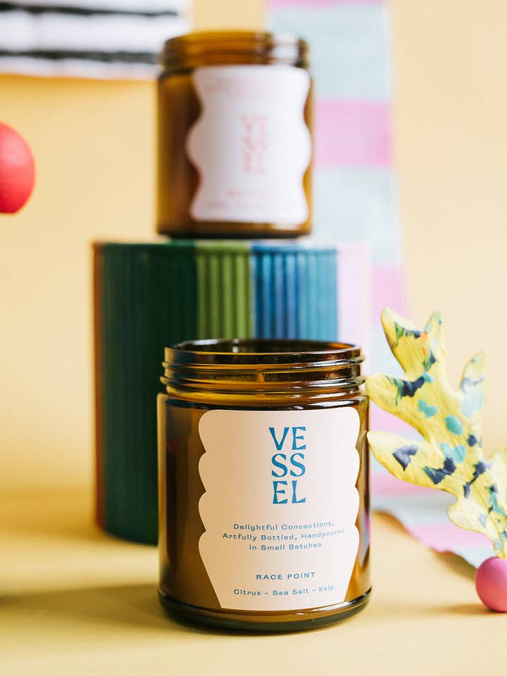Race Point Candle for wholesale by Vessel Candle Co