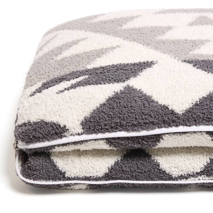 Fashion City - Wholesale Decoratiedeken - 2 in 1 Boho Tribal Print Sierdeken en kussen6