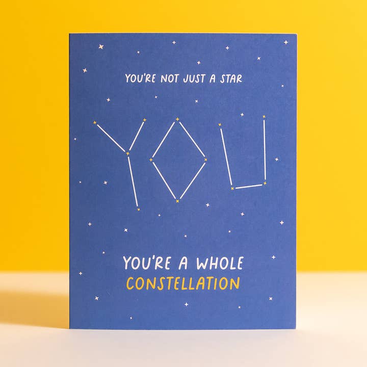 Graphic Anthology Greeting Cards - Wholesale Love card - Constellation card | love & friendship greeting card0