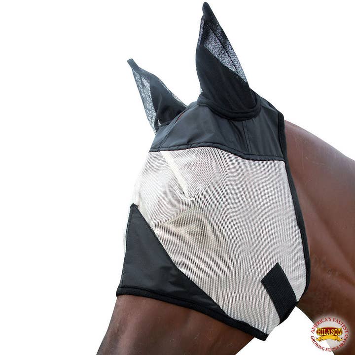 HILASON - Wholesale Horseback Riding Gear - Average Horse Western Fly Mask UV Protection Insects