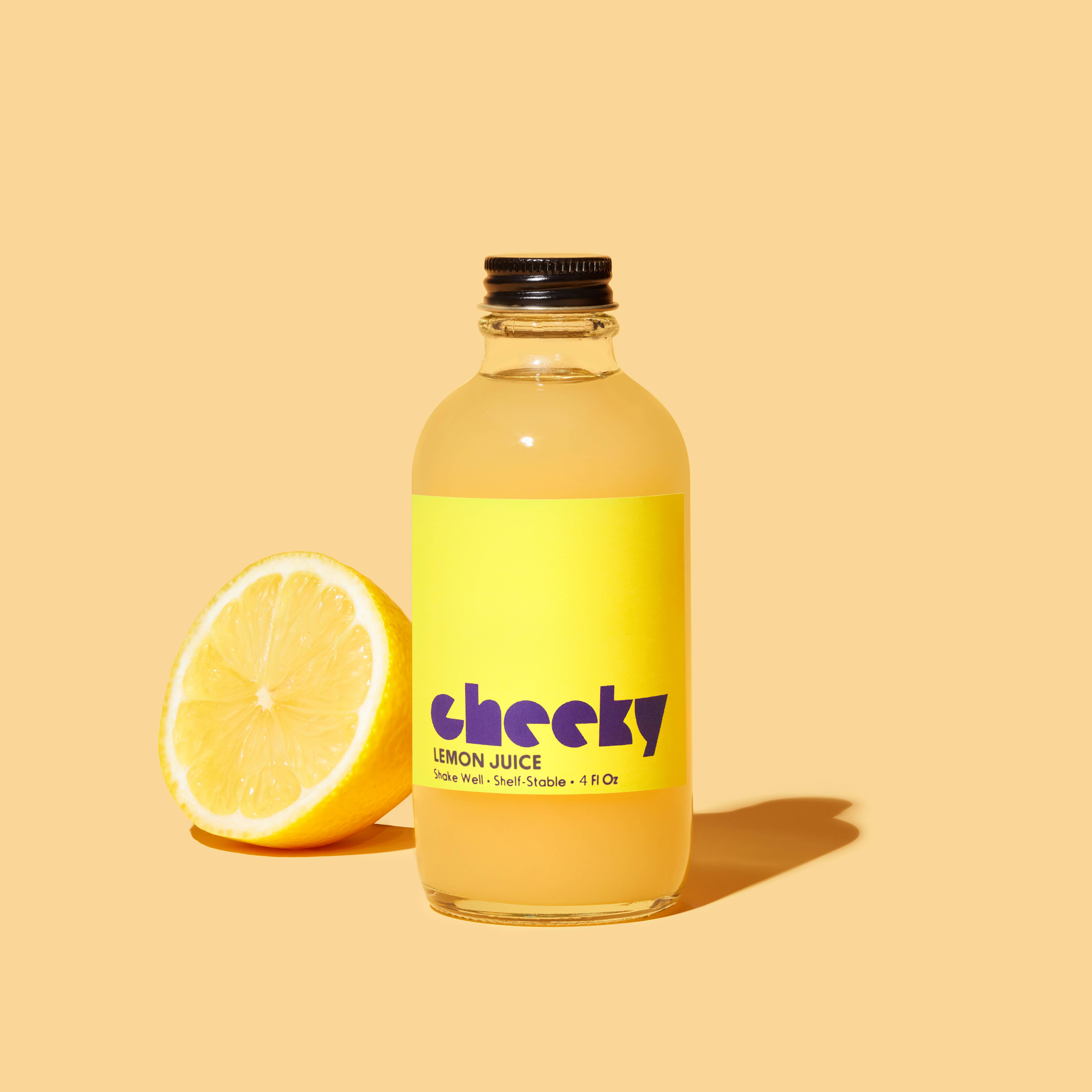 Cheeky Cocktails - Wholesale Fruit juice - Lemon Juice 4oz